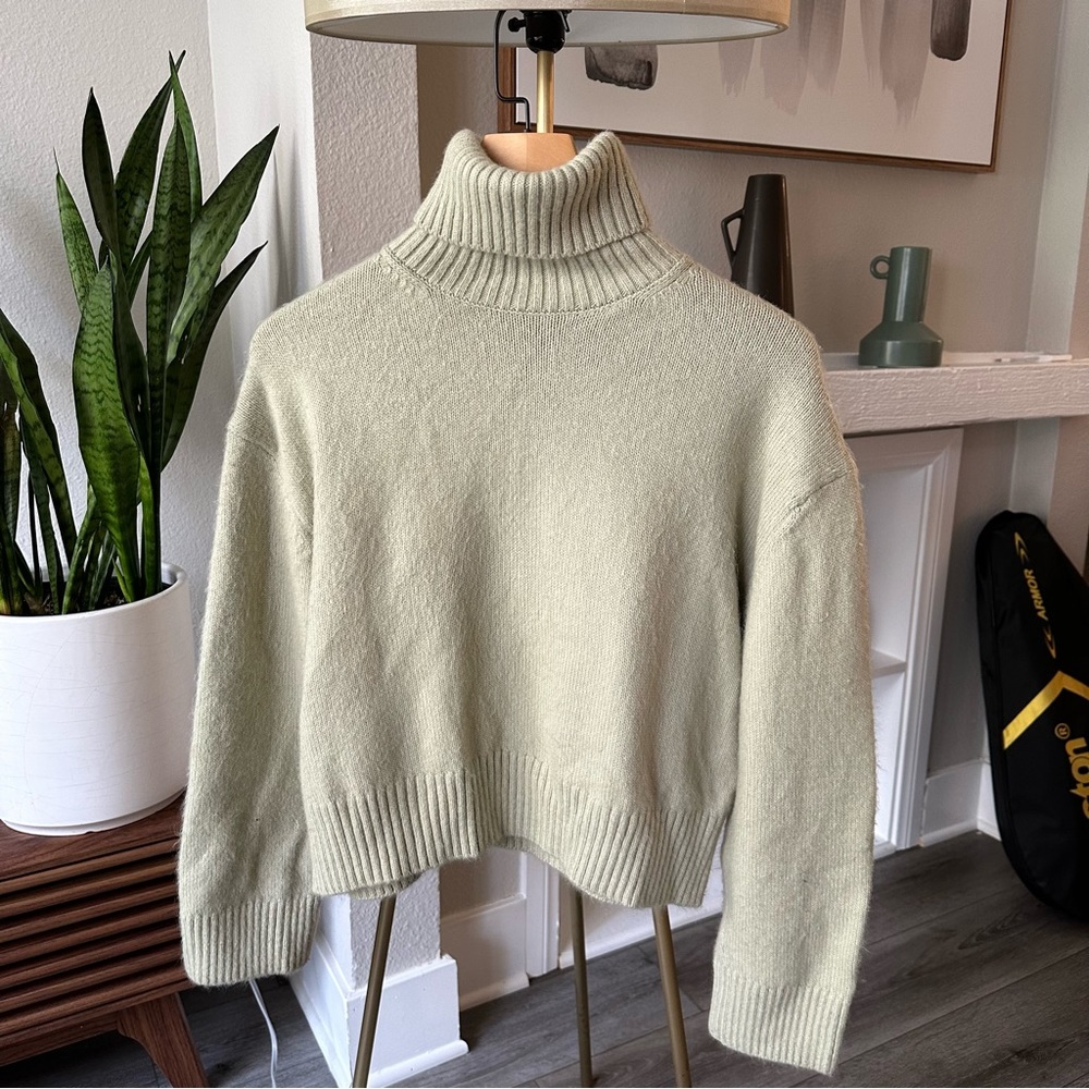 The softest oversized turtleneck sweater